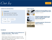 Tablet Screenshot of clubivy.com